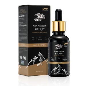 100% Adaptogen Shilajit Liquid Natural Fulvic Acid for Stamina Boost 30ml