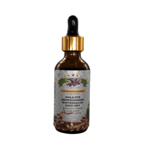 Duxiongla Shilajit & Ashwagandha & Astragalus Liquid Drops 30ml Powerful Triple Adaptogen Formula for Vitality