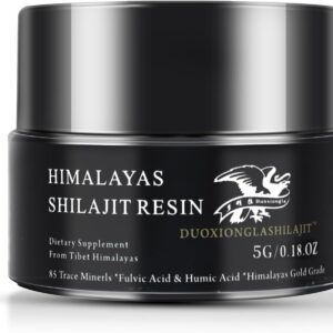 Himalayan Shilajit Resin 5g  Lab Tested Whole Resin Duoxionglashilajit